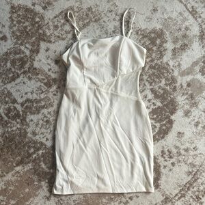 Trixxi Cream Slip Dress